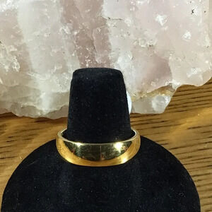 Gold Stainless Steel Band Ring